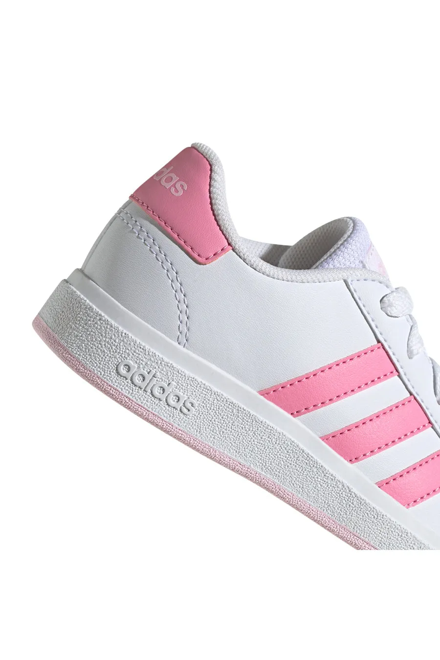  ADIDAS Sneakers Bianche e Rosa Adidas Grand Court 2 K