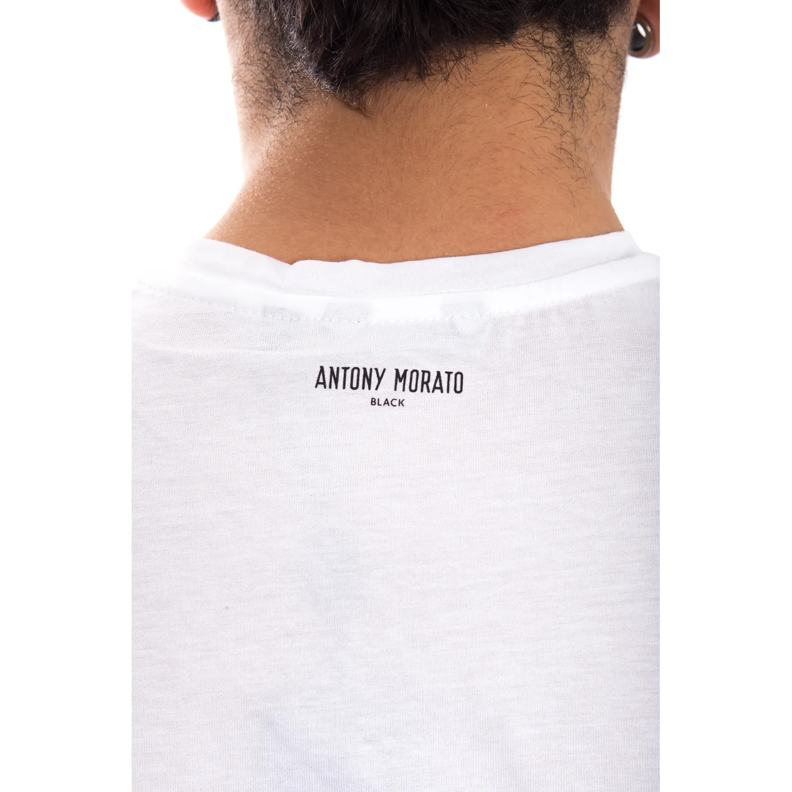 ANTONY MORATO T-shirt UOMO con stampa BIANCO MMSW00790