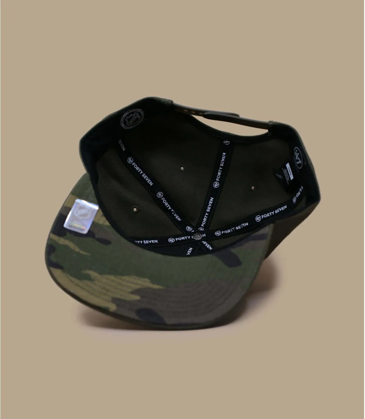 Berretto cachi dei BlackhawksBallpark Camo Captain Blackhawks sandalwood     