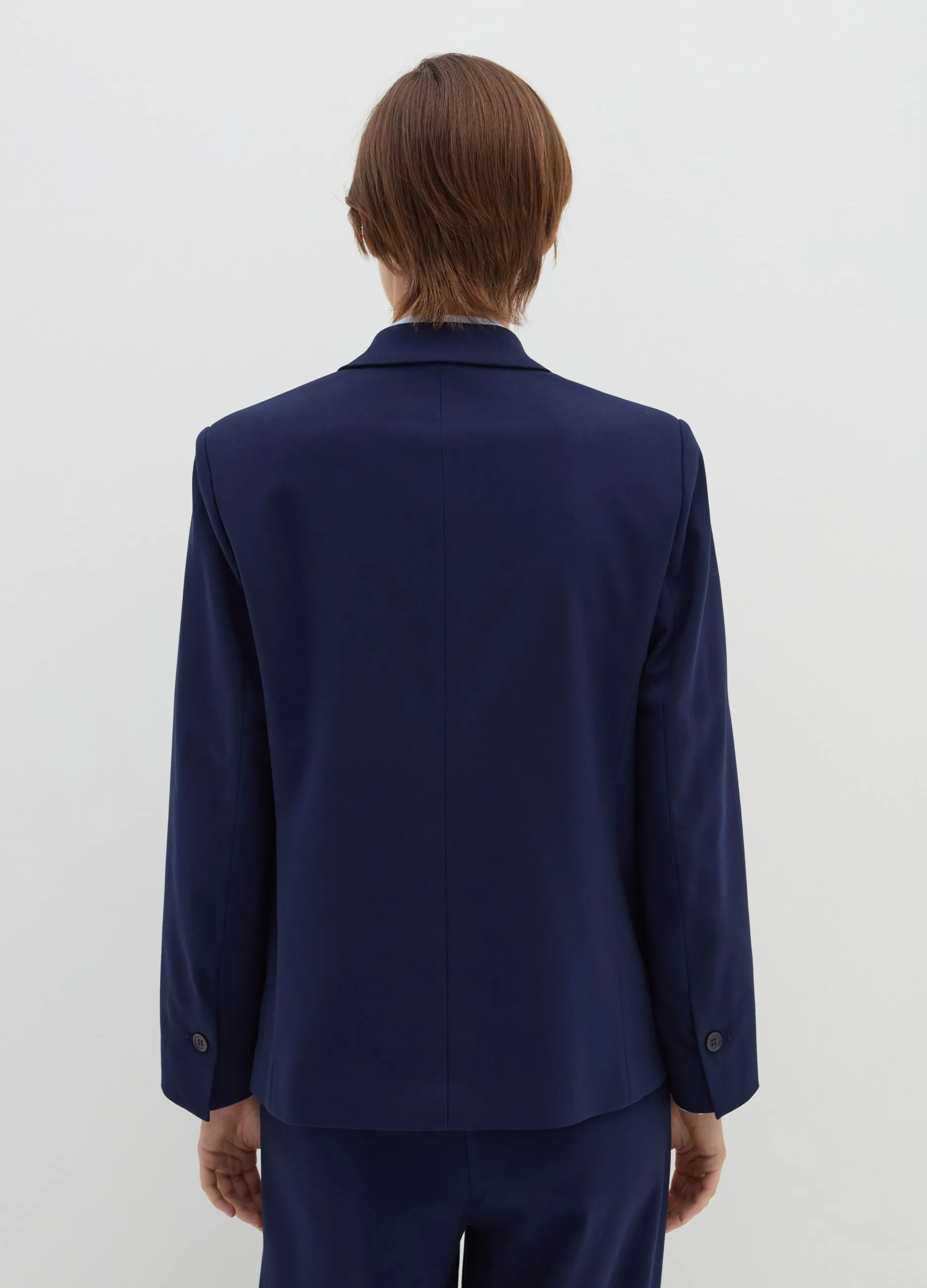 Blazer doppiopetto in flanella