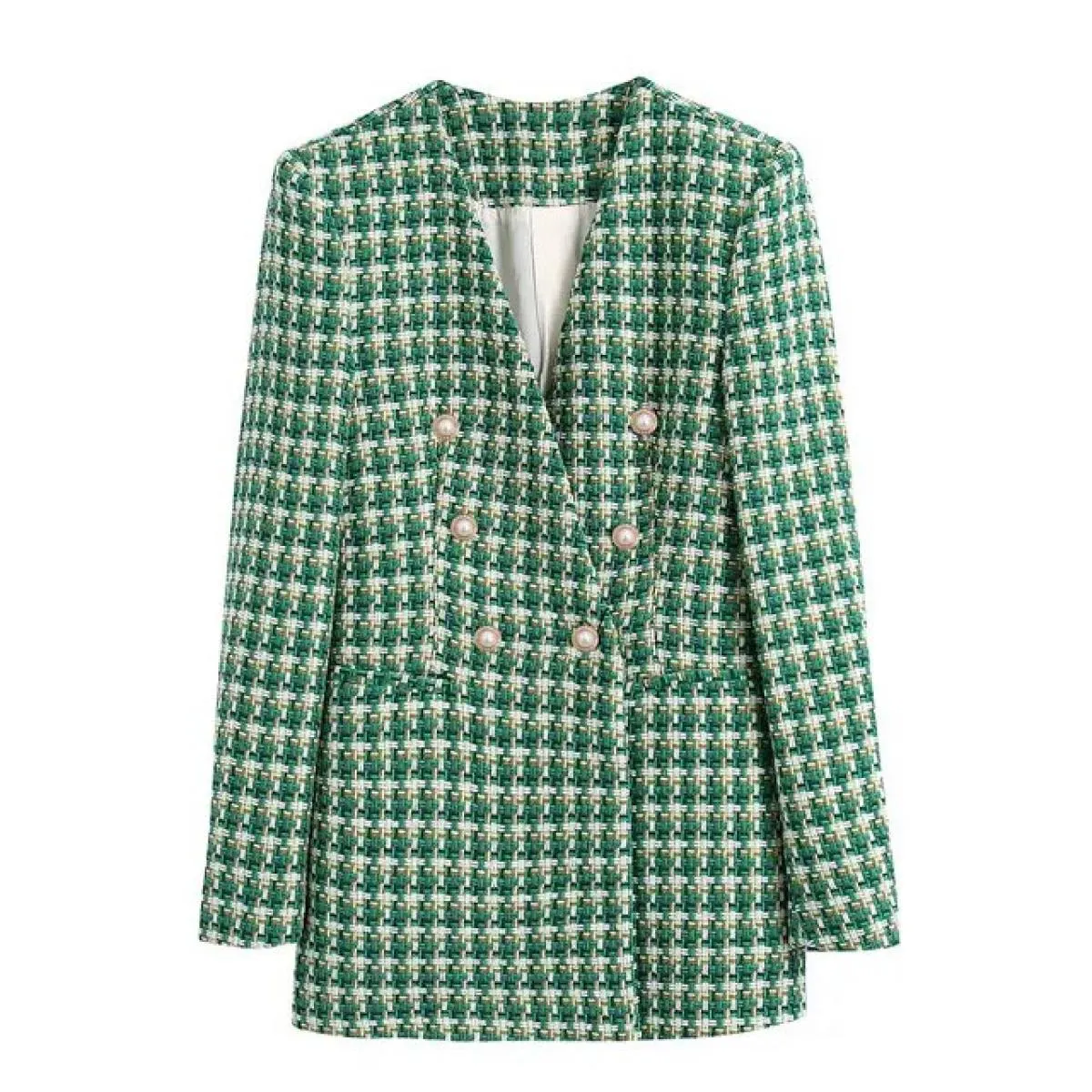 Blazer in tweed Donna Capispalla Donna Blazer Kpytomoa Kpytomoa Blazer femminile Donna