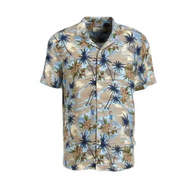 Blend Patterned short sleeve men's shirt Short Sleeved Shirt 20716118 184039 regatta