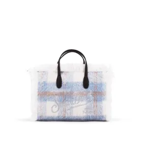 Borsa Colette Big Vichy, Blu