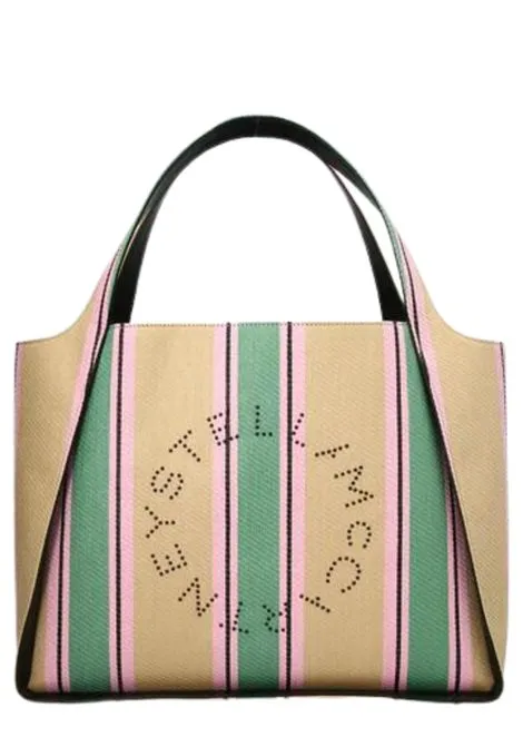 Borsa tote a righe