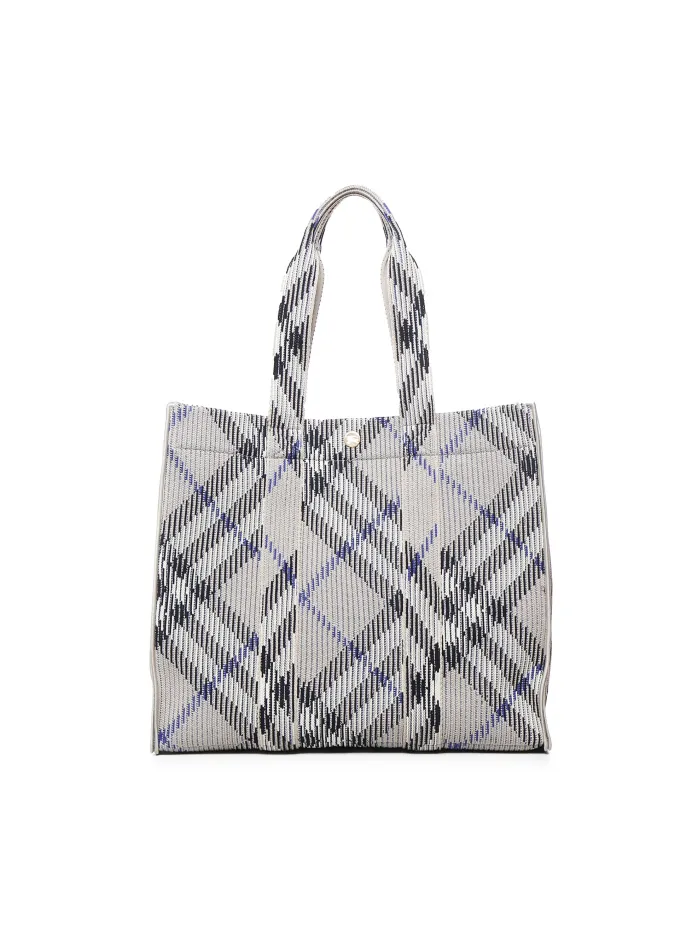 BORSA TOTE IN STAMPA VINTAGE CHECK