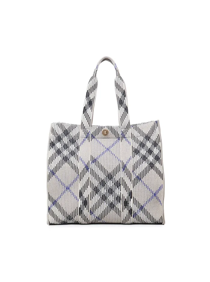 BORSA TOTE IN STAMPA VINTAGE CHECK