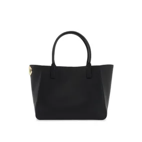 Borsa tote VLogo Side in vitello nappato