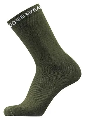 Calze unisex Gore Wear Essential Merino Verde