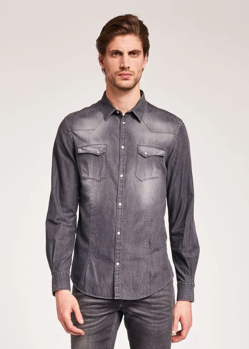 Camicia in denim vintage