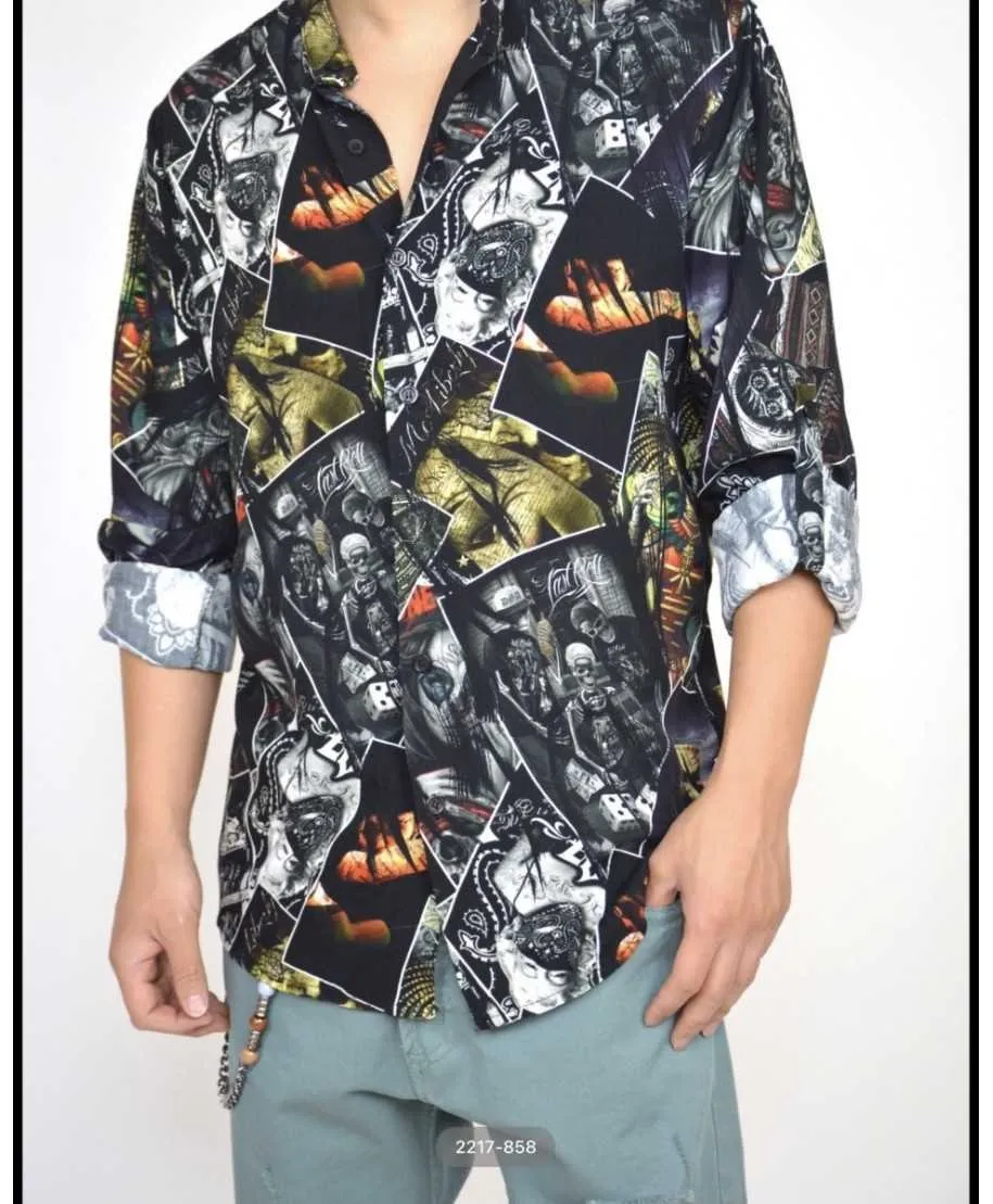 Camicia uomo, Fantasia coreana