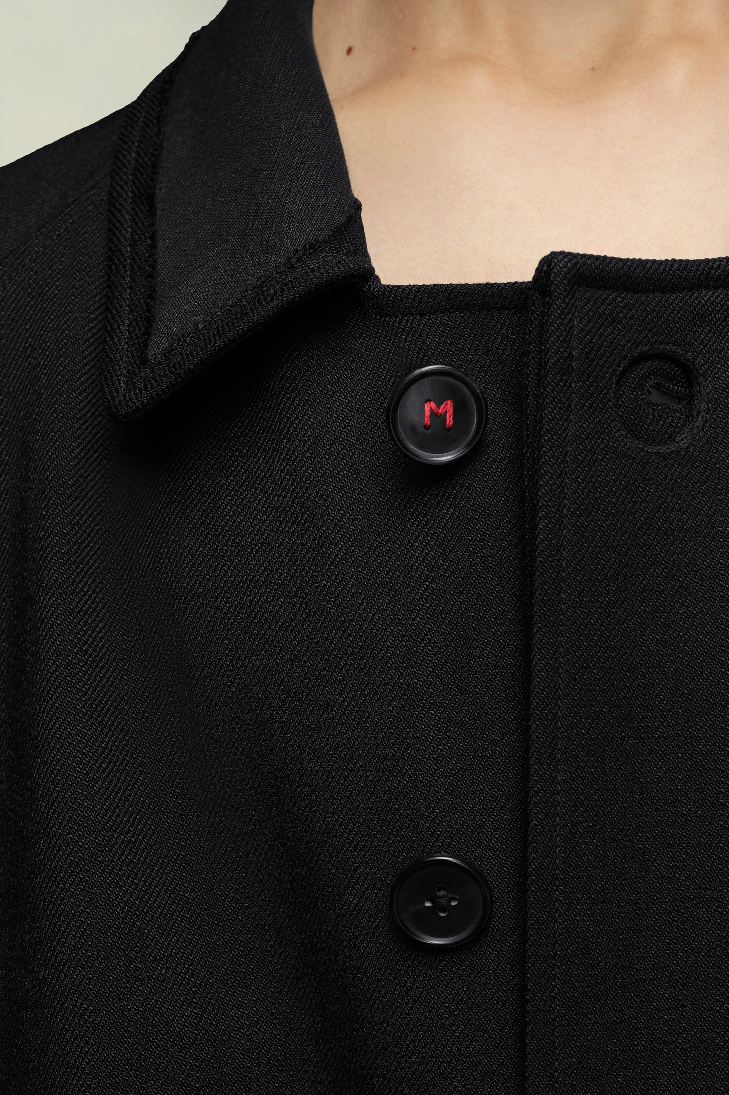 Cappotto in viscosa di lana