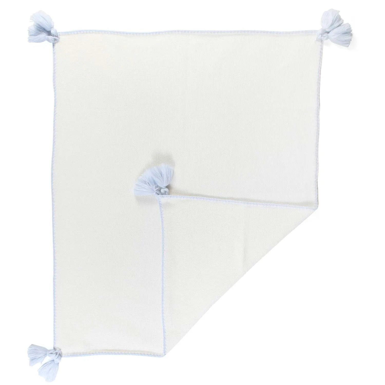 Coperta Unisex Bianco Caldo Con Dettagli Cielo