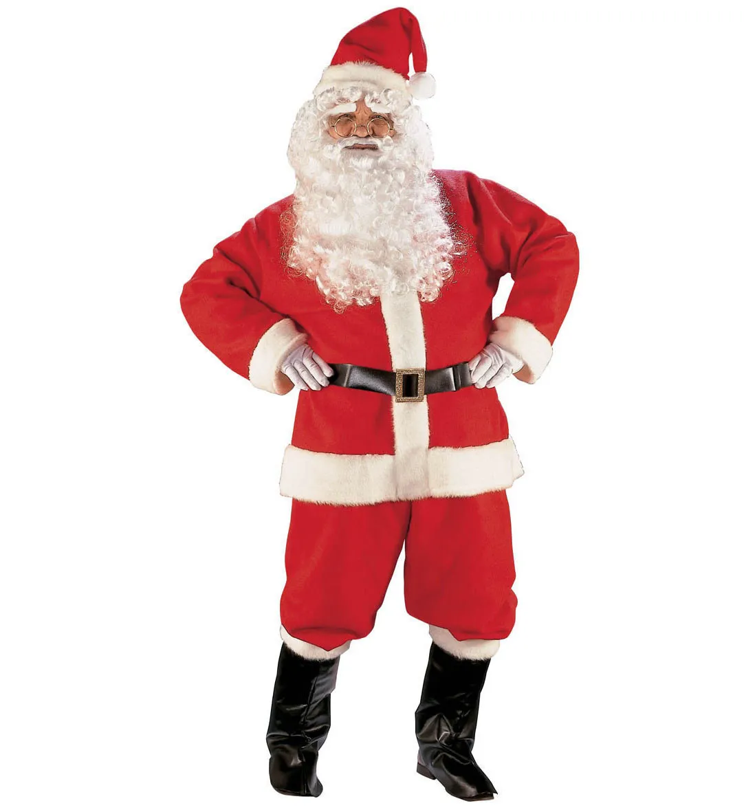 Costume Completo Babbo Natale Taglia Unica M/L  PS 05074