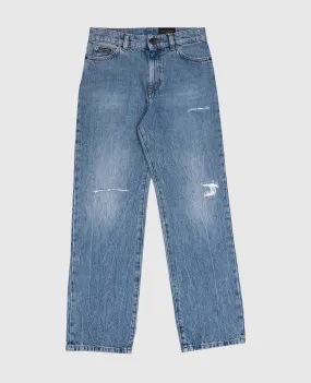 Dolce&Gabbana Jeans blu used da bambino con logo L42F48LDC686