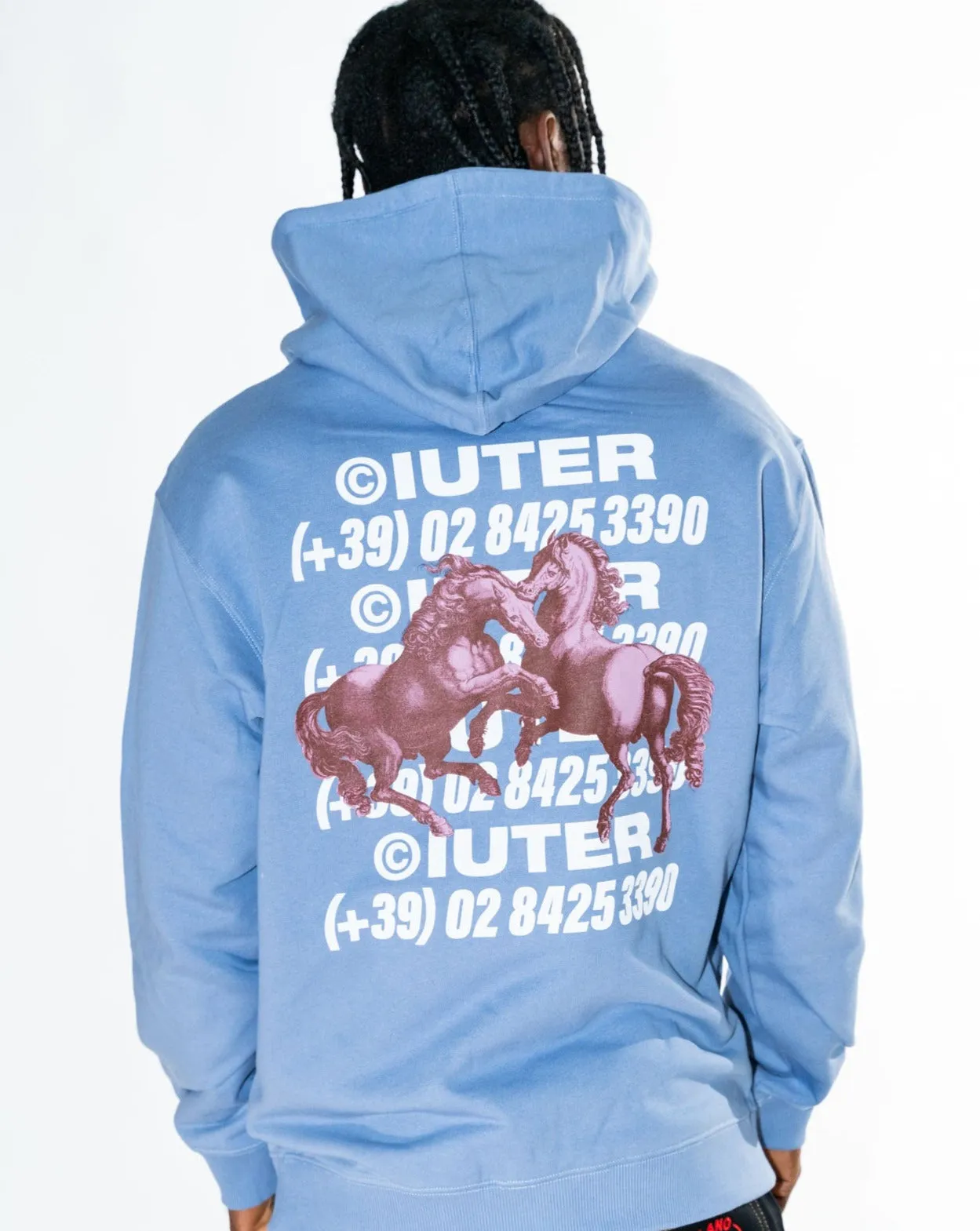 FELPA HORSES COUNTRYBLUE