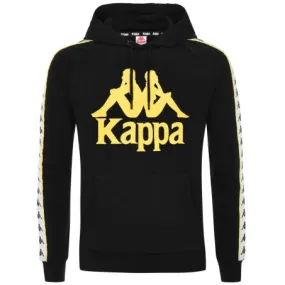 Felpa Kappa Uomo Banda Hurtados 3111HWW A13 Nero Giallo