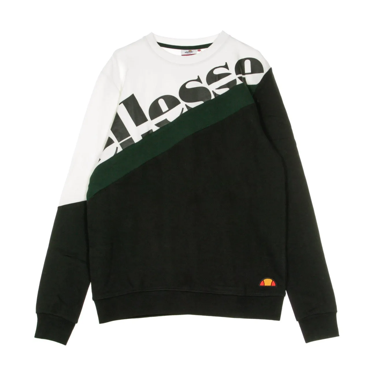 Felpa Leggera Girocollo Uomo Crew Neck Rainbow Black
