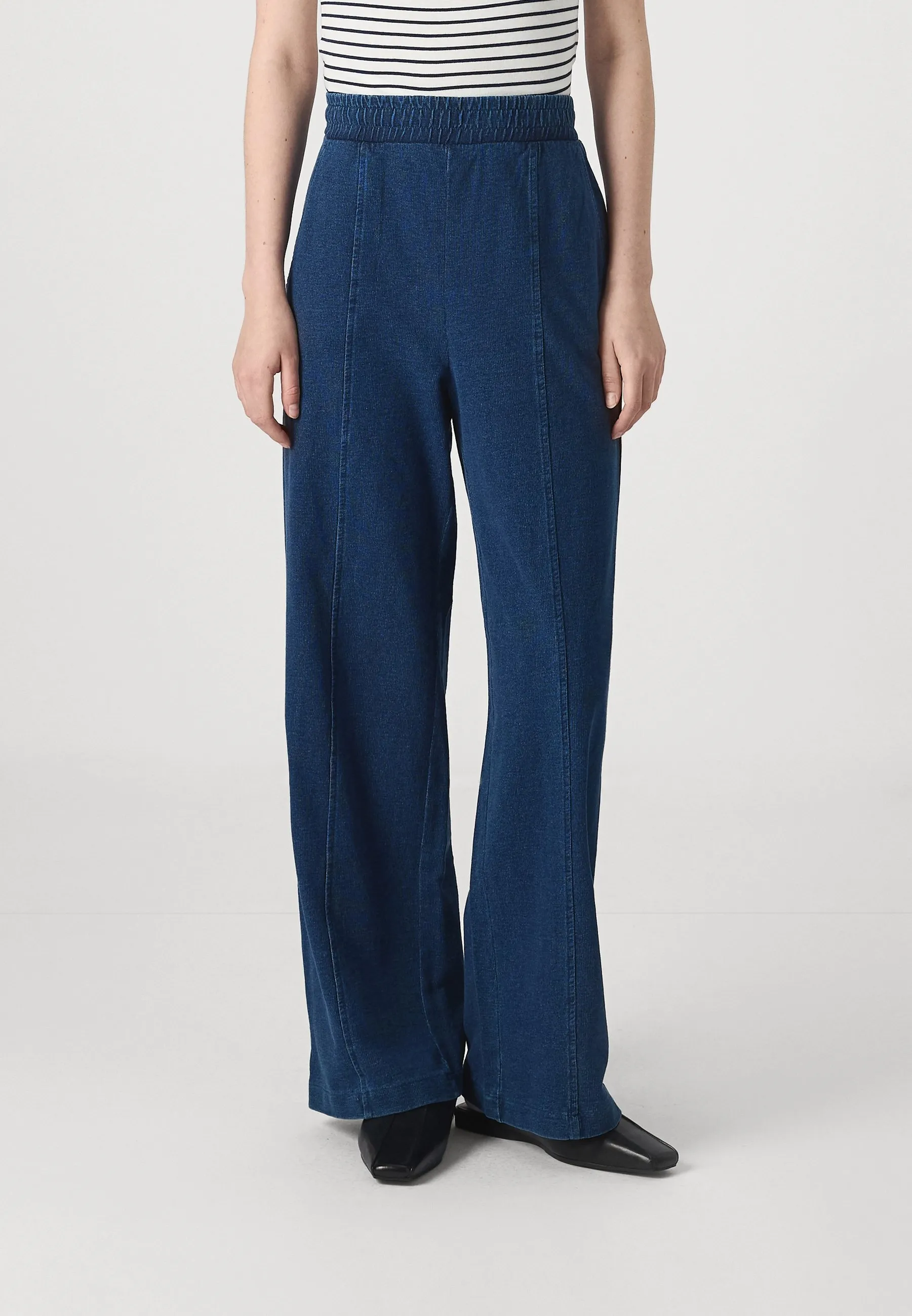 FRONT SEAM WIDE LEG  - Pantaloni