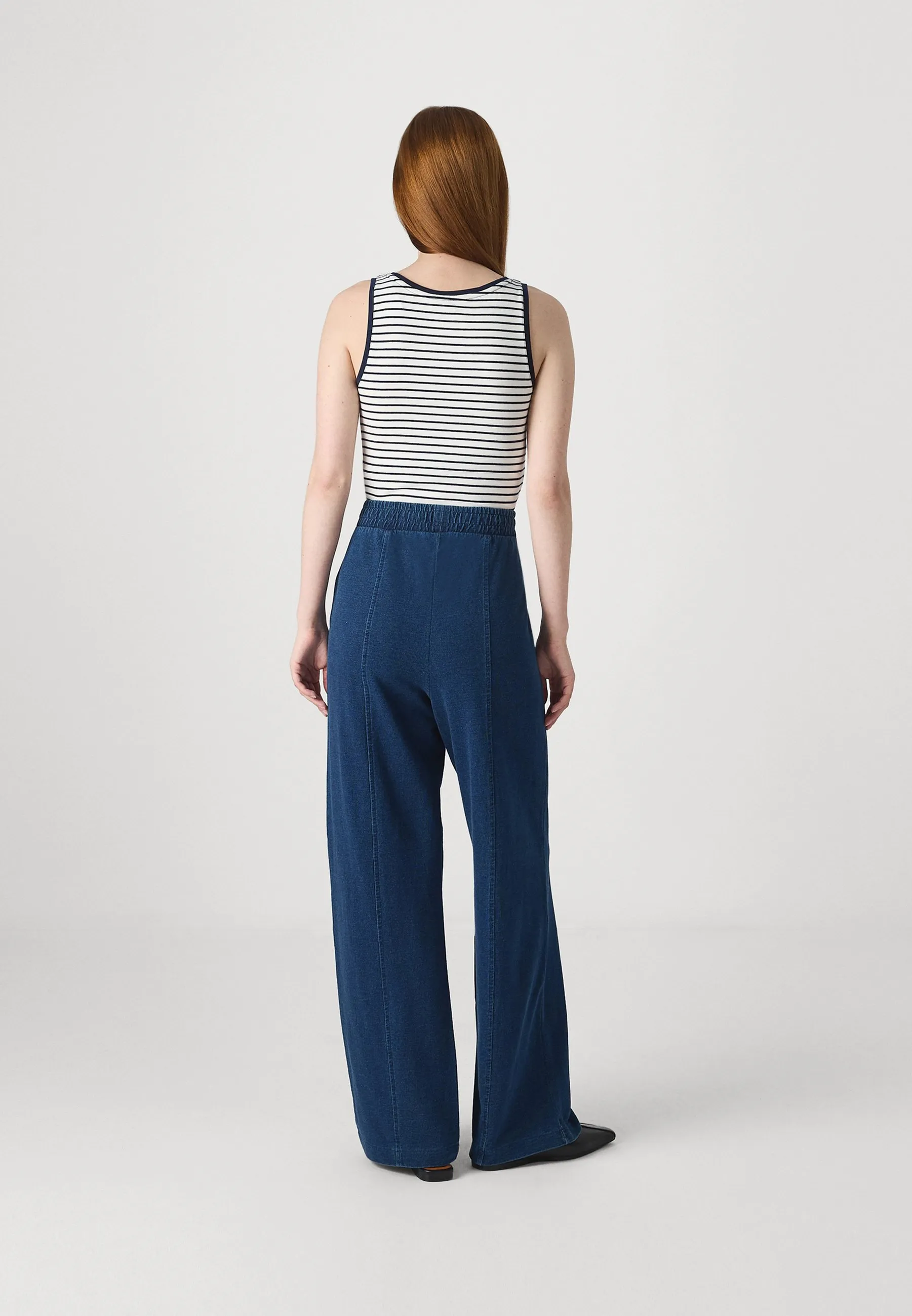 FRONT SEAM WIDE LEG  - Pantaloni