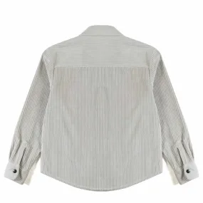 Giacca Camicia Corduroy Panna Bambino E Teen