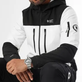 Giacca Neo White con cappuccio e zip
