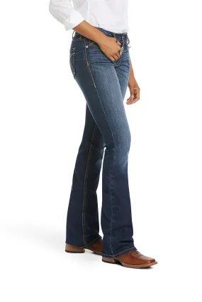 Jeans boot cut a vita perfetta stretch Ariat Women's R.E.A.L Rosa