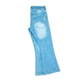 Jeans Boot Cut Vintage Bambina Teen