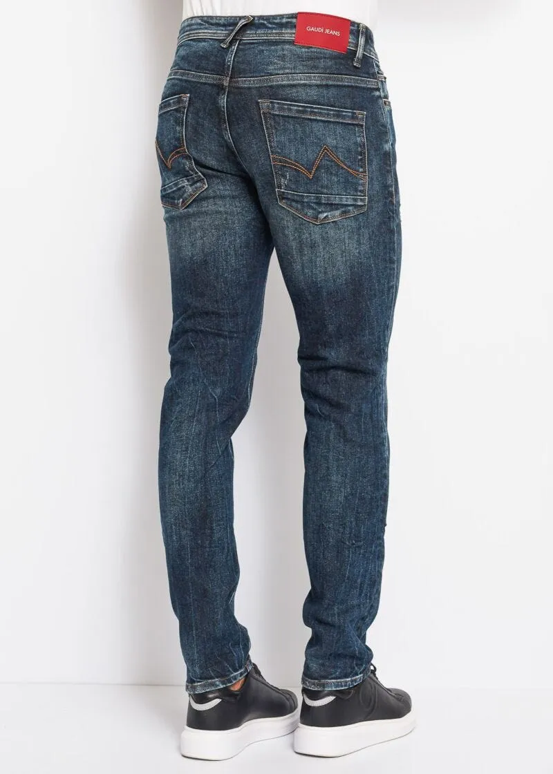 Jeans slim vintage washed