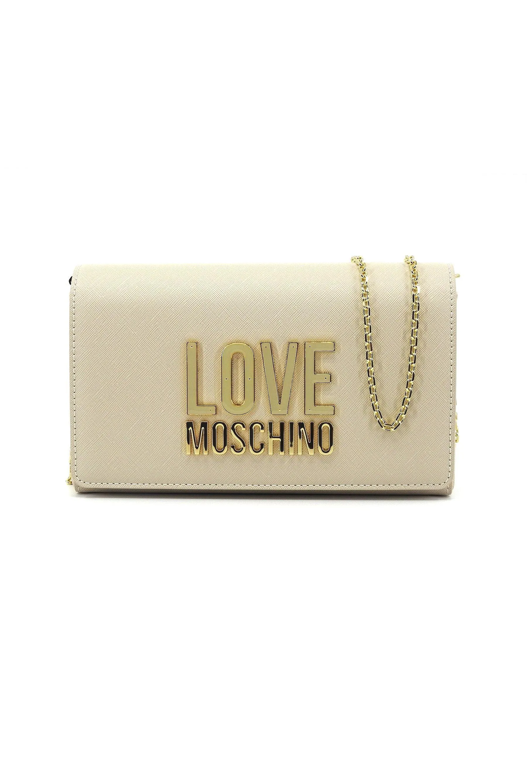 LOVE MOSCHINO Pochette Avorio Beige JC4213PP1ILQ111A