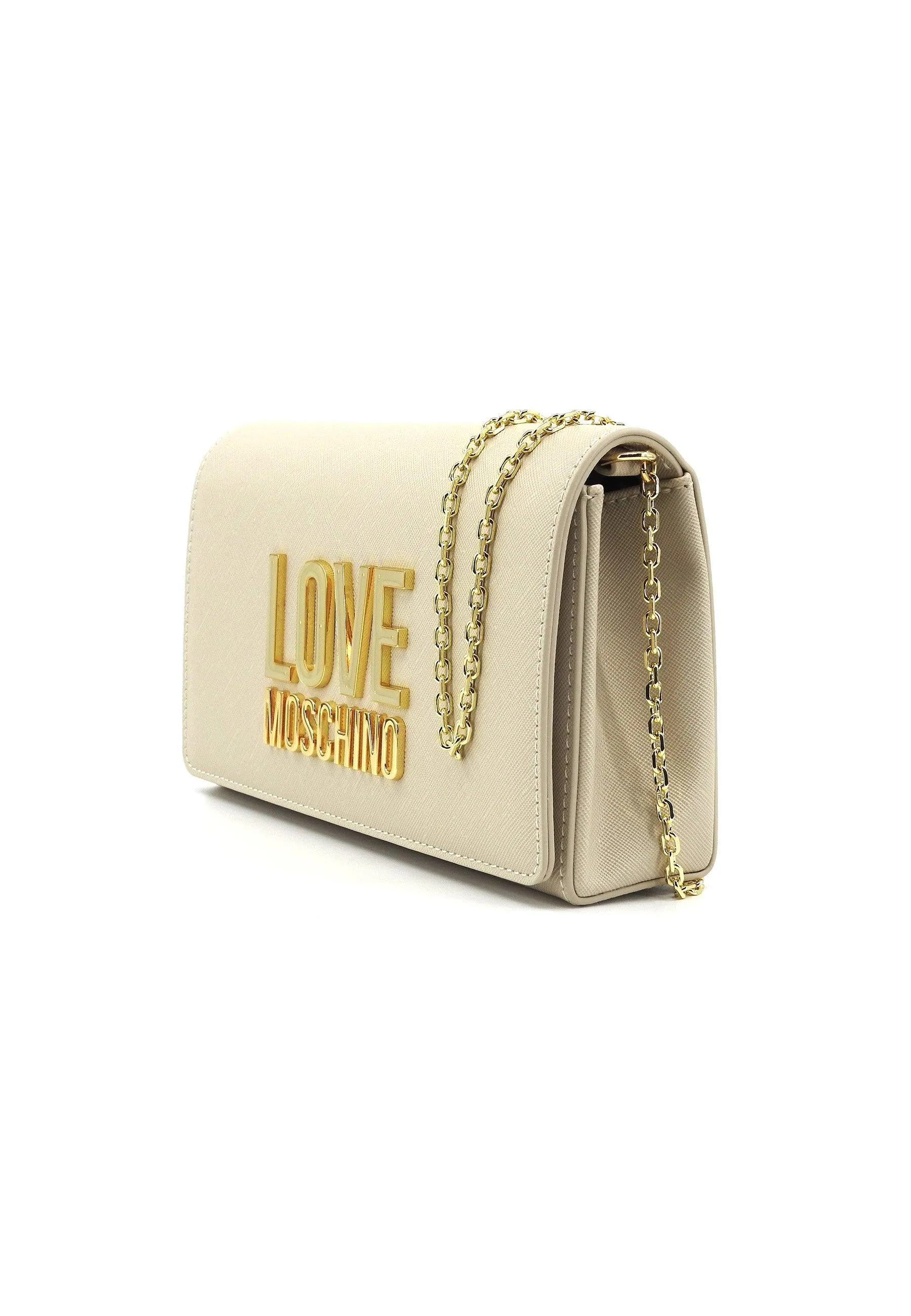 LOVE MOSCHINO Pochette Avorio Beige JC4213PP1ILQ111A