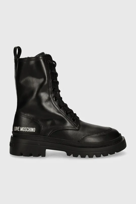 Love Moschino stivali da motociclista in pelle