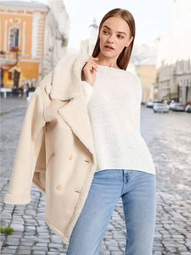 Maglione in morbido jersey