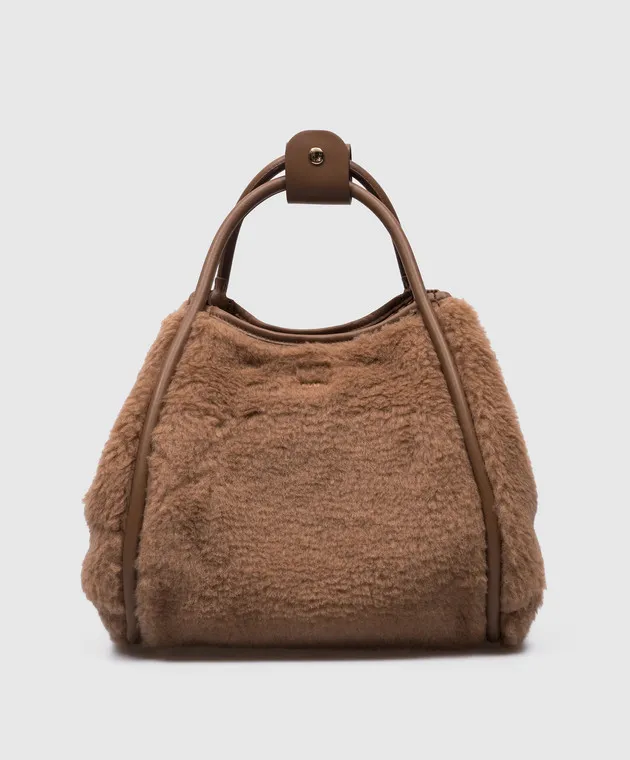 Max Mara Borsa tote marrone marino TMARINS