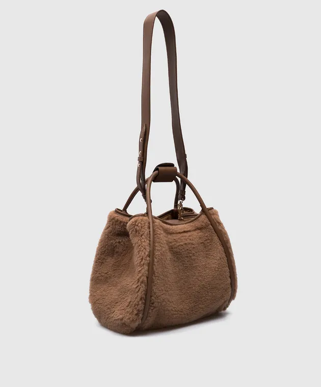 Max Mara Borsa tote marrone marino TMARINS