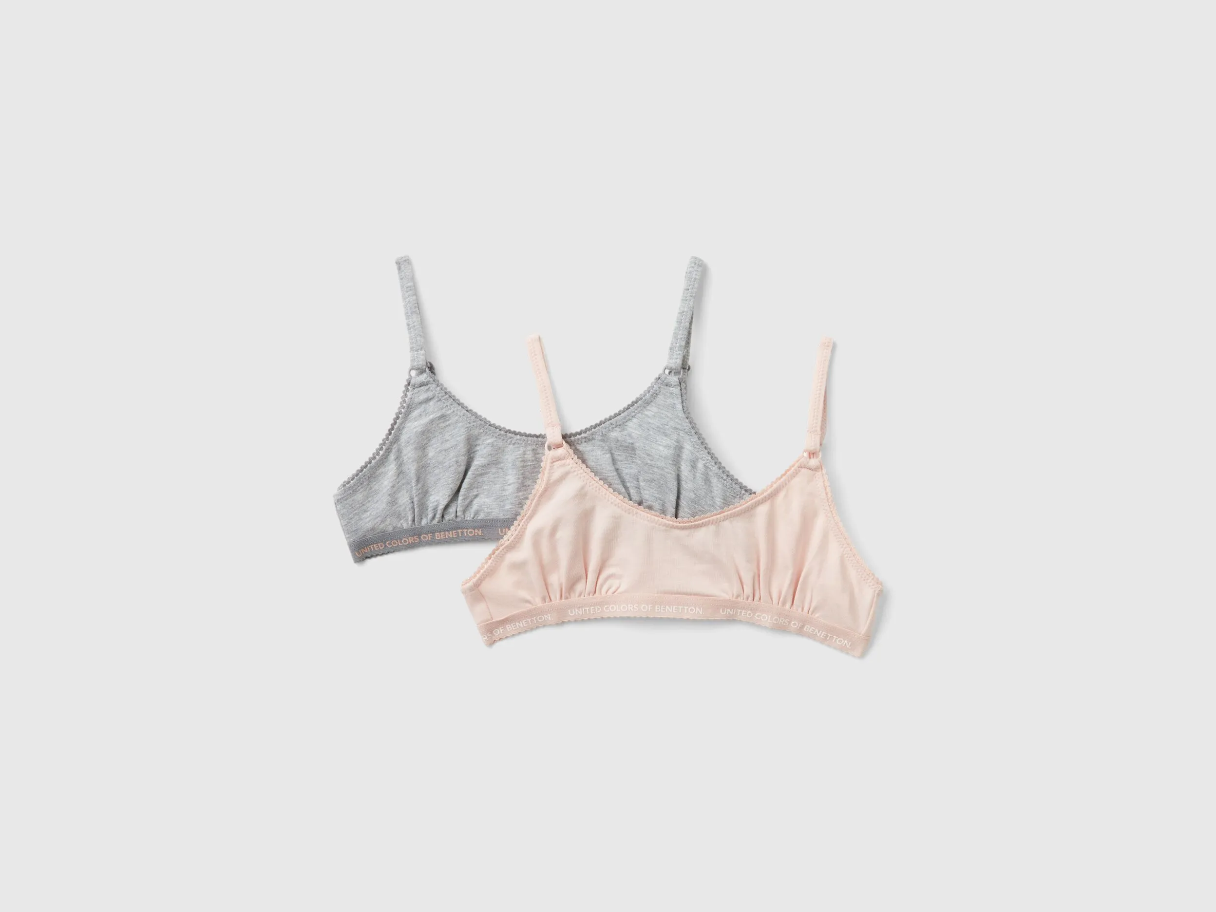 Nuovi arrivi Due brassiere in cotone elasticizzato