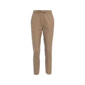 Pantalone in pelle Gift beige