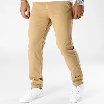 Pantaloni Caros Slim Chino Beige
