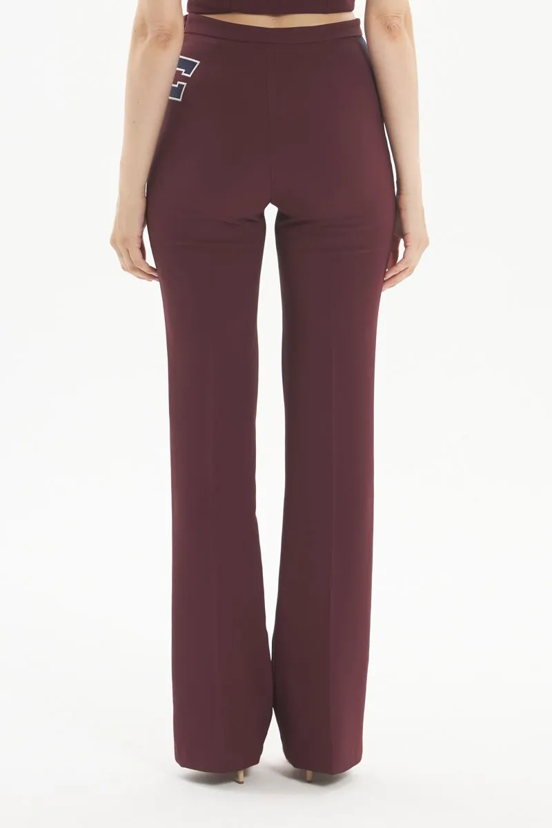 Pantaloni Donna Bordeaux