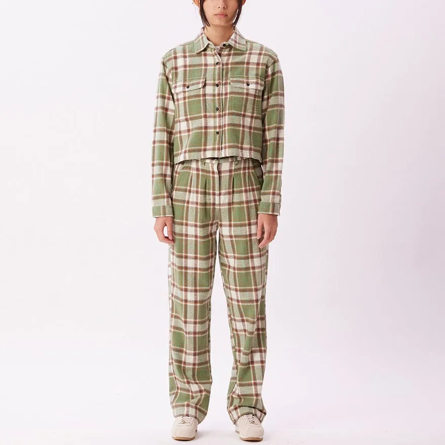 PIA FLANNEL SHIRT LS - LODEN FROST MULTI