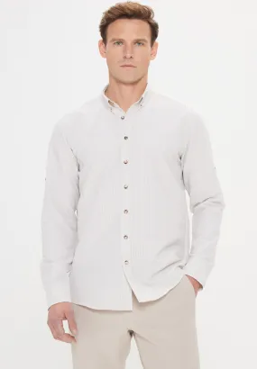 SEERSUCKER PATTERNED - Camicia