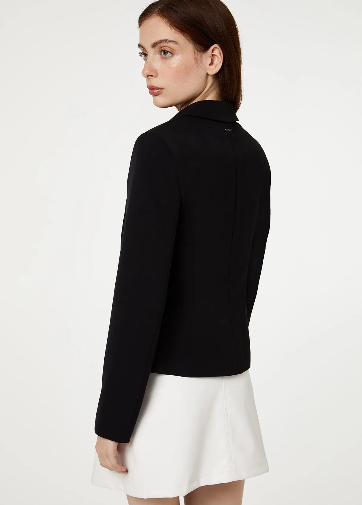 Single Breasted Blazer / Black