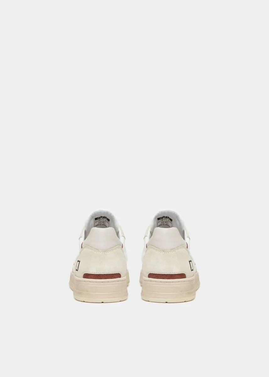 SNEAKERS Uomo DATE M401-C2-NY-WI - COURT 2.0 WHITE RED