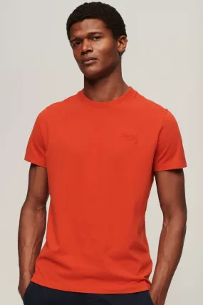 Superdry - T-shirt vintage con logo ricamato