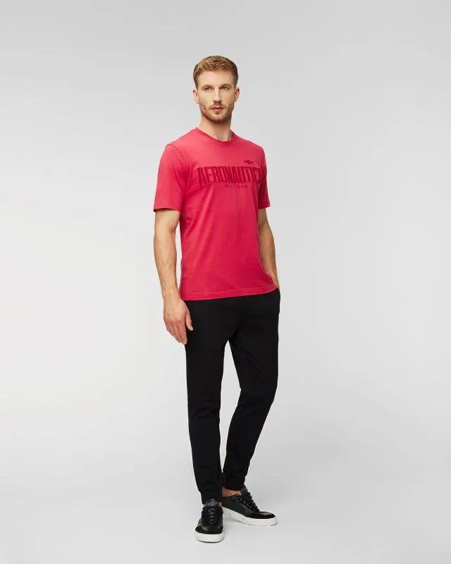 T-shirt da uomo Aeronautica Militare Rosa