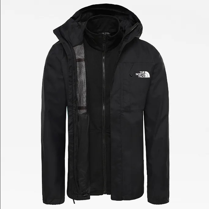 The North Face Giacca Uomo Quest Zip-In Triclimate NF0A3YFHJK3 black