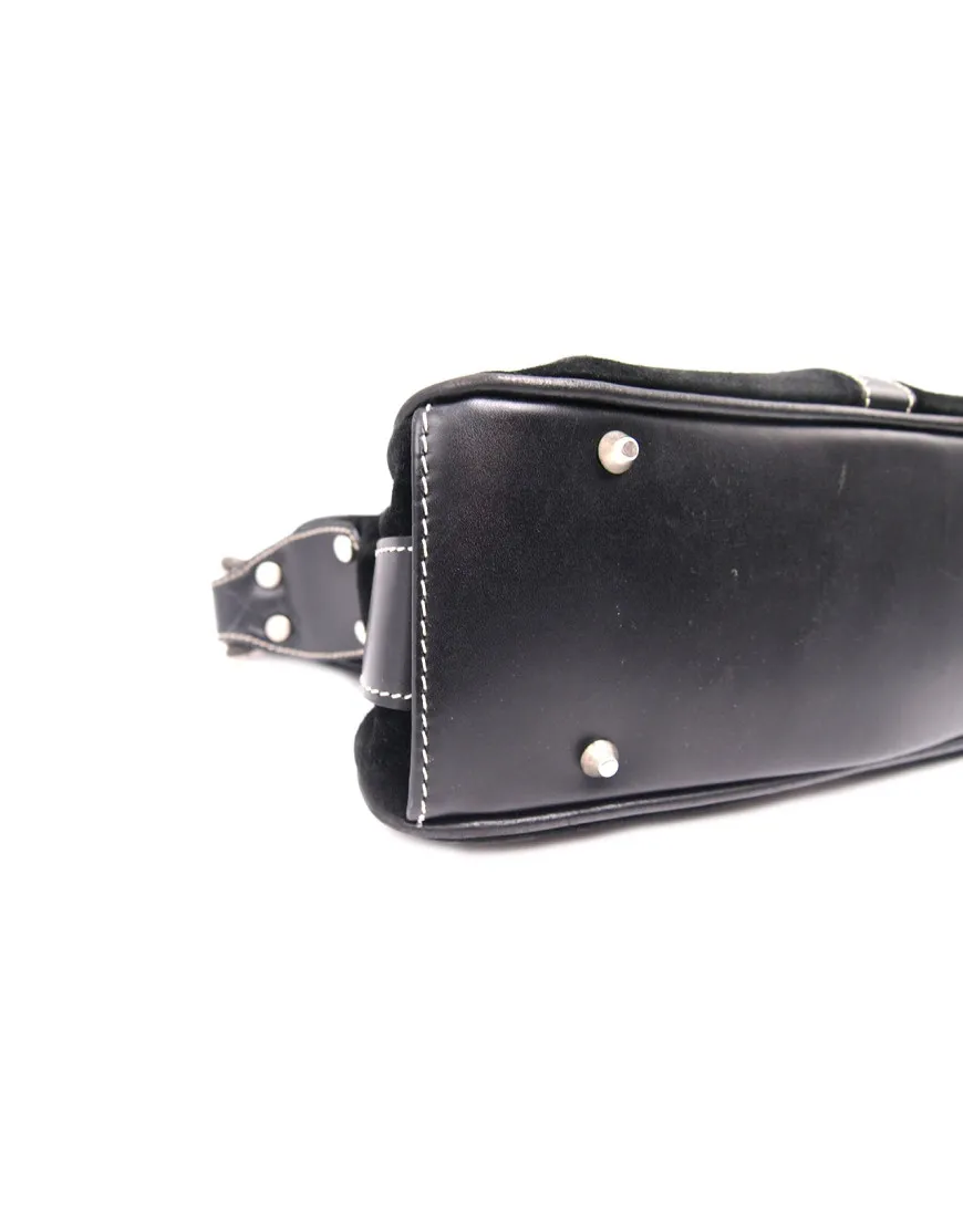 Tod's Shopping Scamosciata Nera