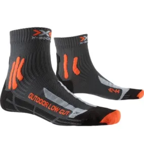 X-SOCKS Trek outdoor calze basse (arancio antracite)