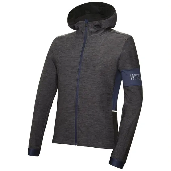 ZERORH+ CLIMATE 4 ELEMENTS ALL TRACK JACKET Dark Grey Melange/Black Giacca Outdoor/Trekking Uomo