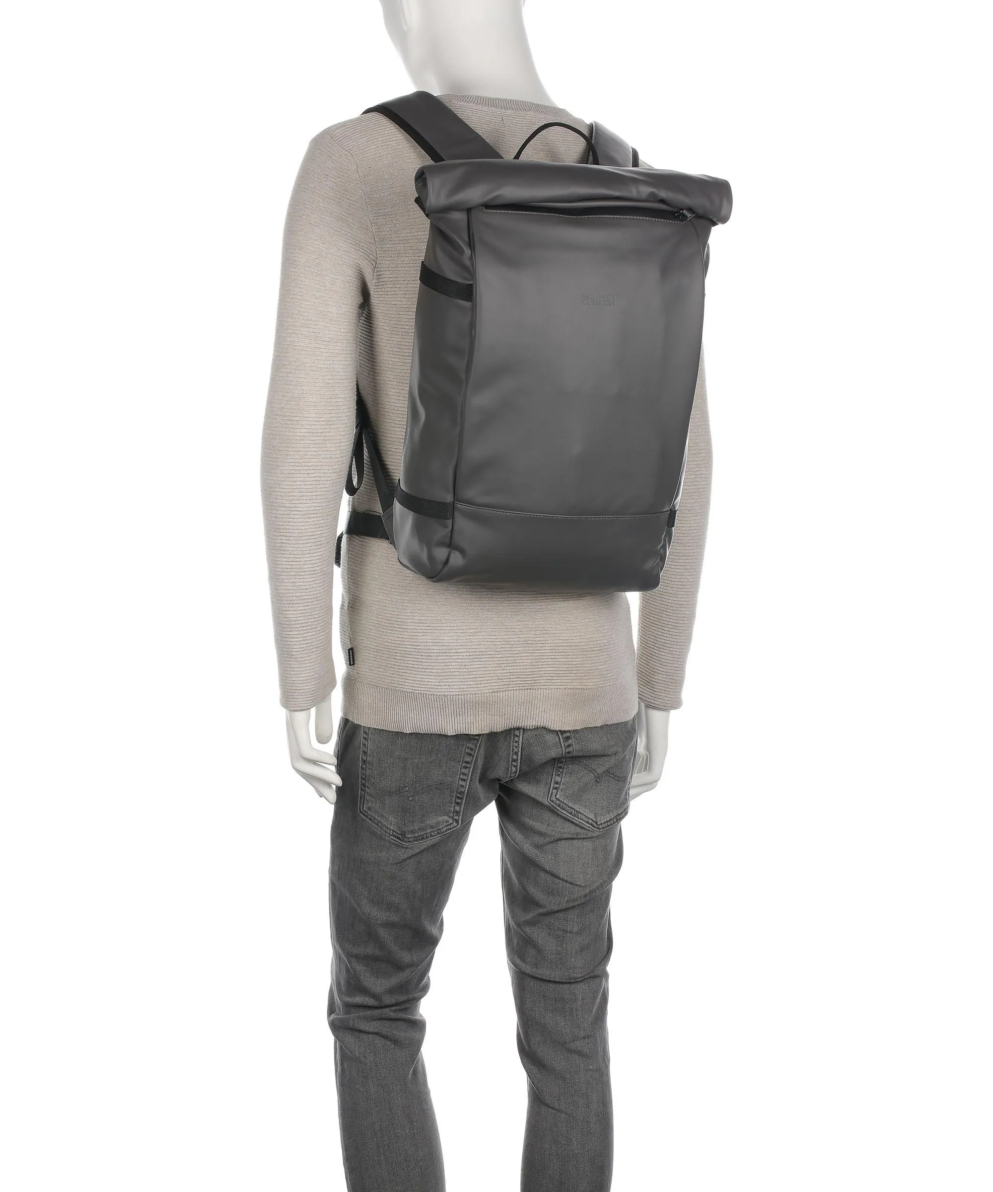  Zwei AQR250 Zaino roll-top 15″ poliuretano grigio scuro  
